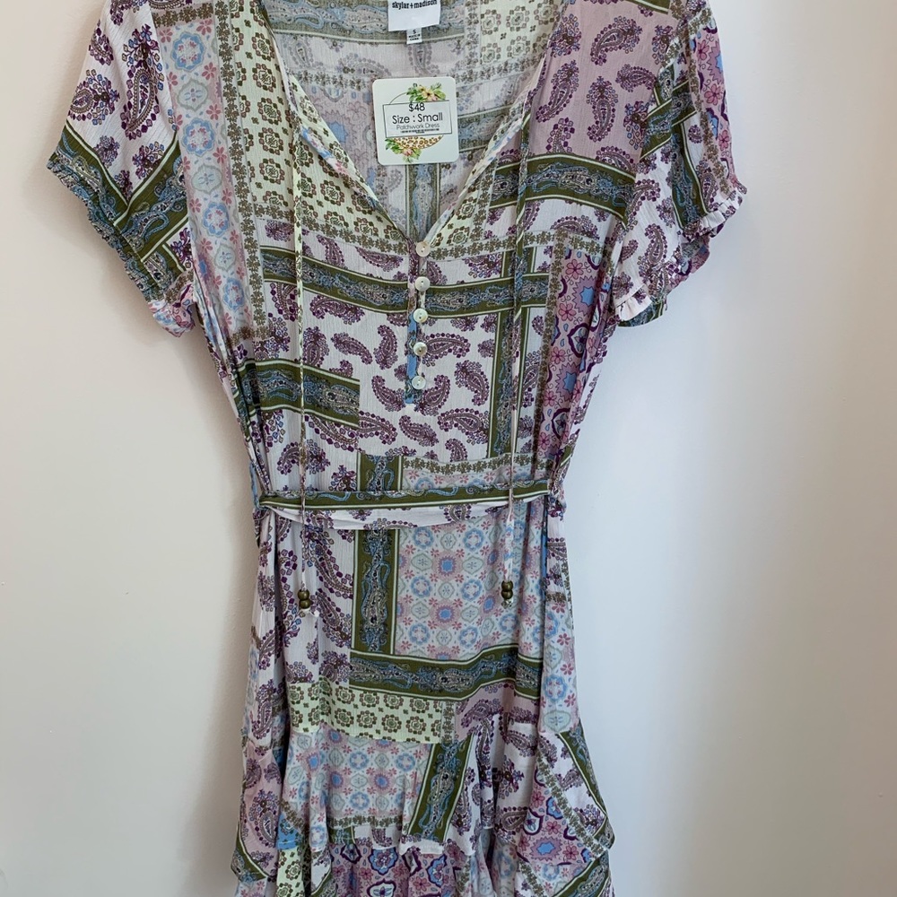 Skylar + Madison Patchwork Dress